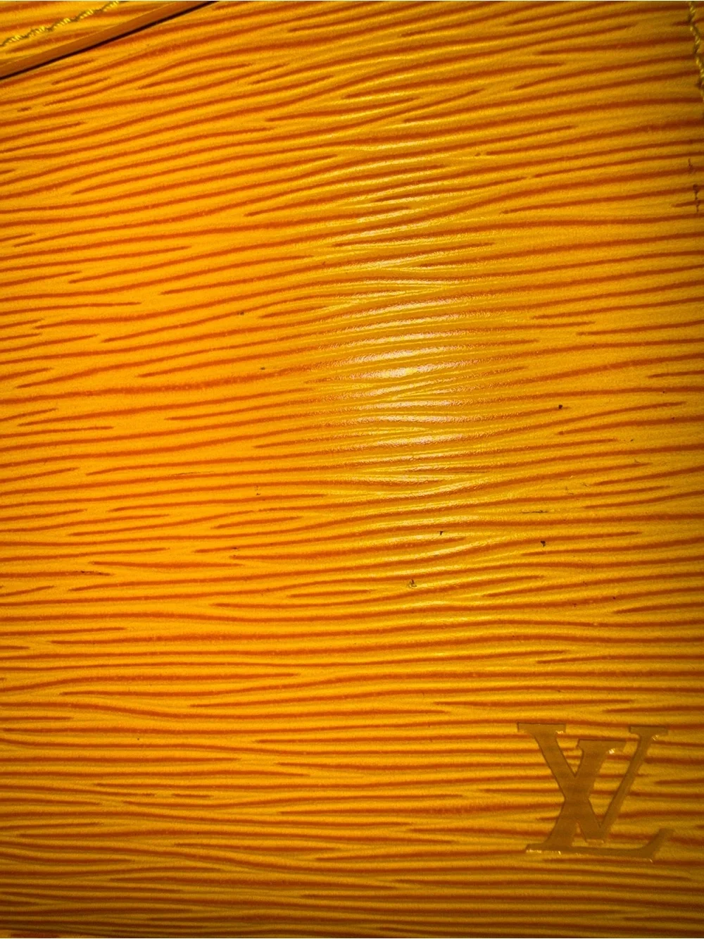 Louis Vuitton Yellow Malesherbas Epi Leather Top-Handle Satchel